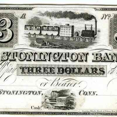 $3.00 from Stonington Bank