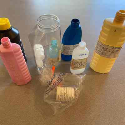 Plax Manufacturing Co. Bottles