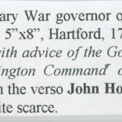 Original Documents Relating to Stonington During the American Revolution