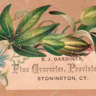 B.J. Gardiner Trade Card