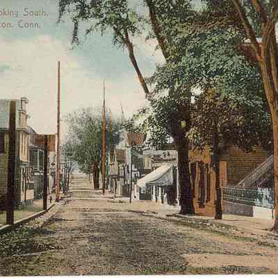 Water Street looking south from High Street, Stonington CT