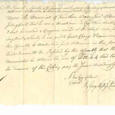 Original Documents Relating to Stonington During the American Revolution