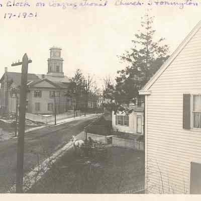 Town Clock on Congregational Church