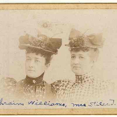 Mrs. Ephraim Williams and Mrs. Stiles T. Stanton