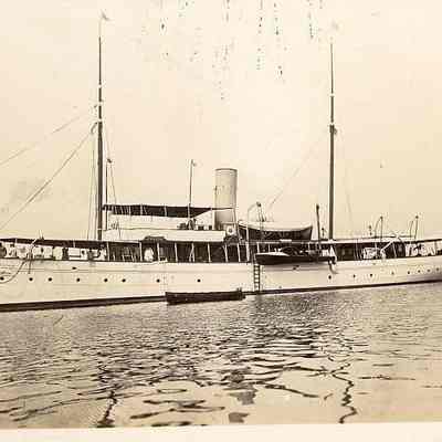 Steam yacht ELREBA of Mamaronek NY