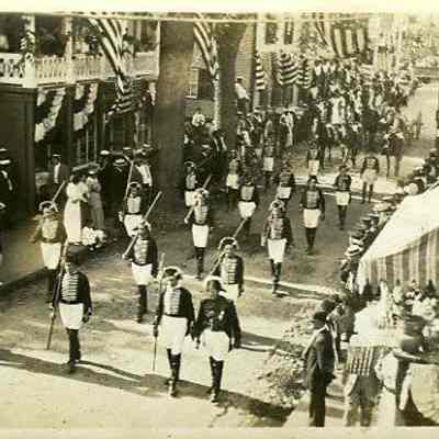 Group of American Regulars, Water Street, Stonington CT