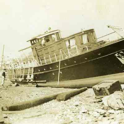 Large motor boat