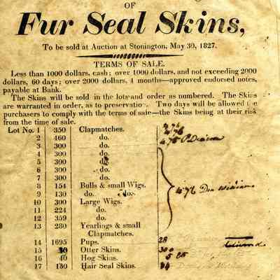 Accounts of Schooner PENGUIN, 1825