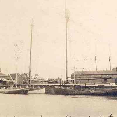 Schooners Fred Tyler and Nantisco in Nantucket MA