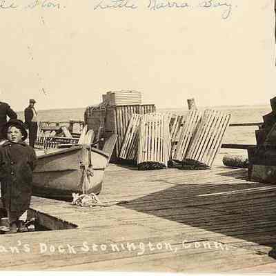 A Fisherman's Dock, Stonington Conn.