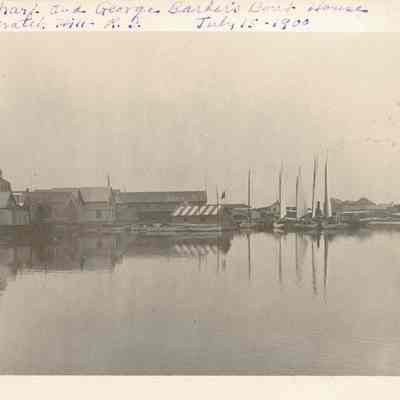 Wharf and George Barber's Boat House