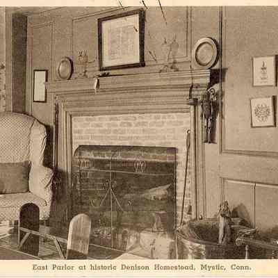 East Parlor at historic Denison Homestead, Mystic CT