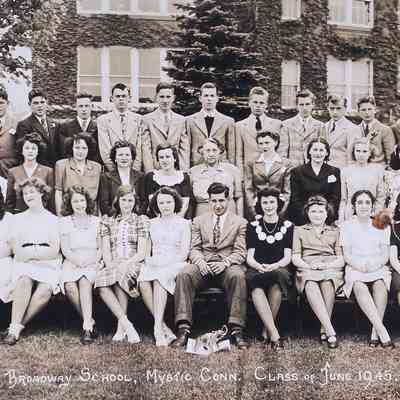 Broadway School Class Photo, 1945-1946
