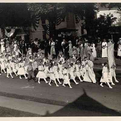 Marching Chorus of School Children, 1914