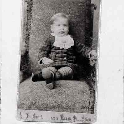 Young child in chair