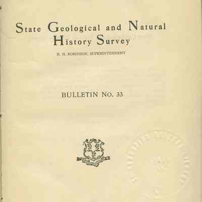 The Geology of the Stonington region, Connecticut