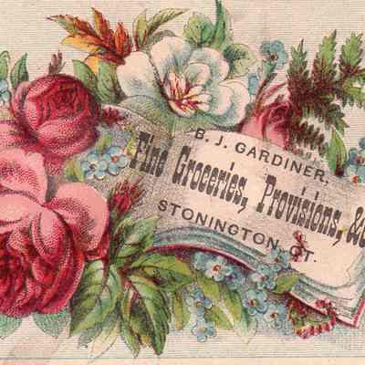 B.J. Gardiner Trade Card