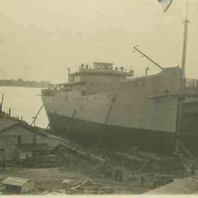 Stonington Ship Yard during World War, 1917-1918