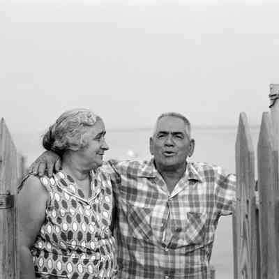 Cy and Theresa at Hancox Street
