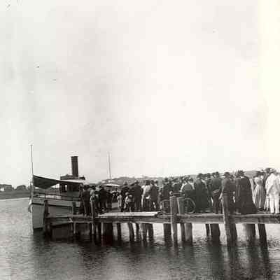 Boarding the Watch Hill Ferry, Stonington CT