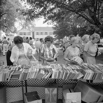 Book Table at the Village Fair