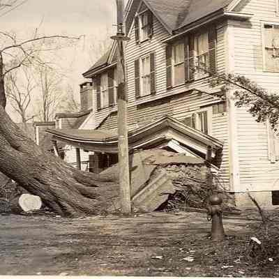 House at corner of Main and Wall Streets, Stonington CT