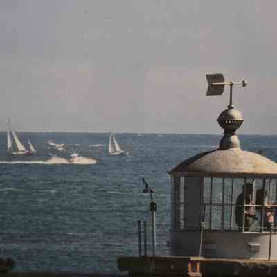 Couple in Lighthouse tower