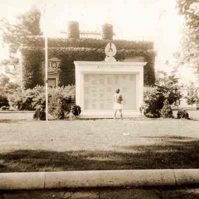 Honor Roll at Stonington Free Library, 1940s