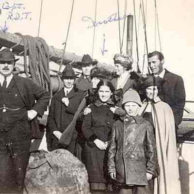 On board the Emily S. Barmore, Elizabeth NJ