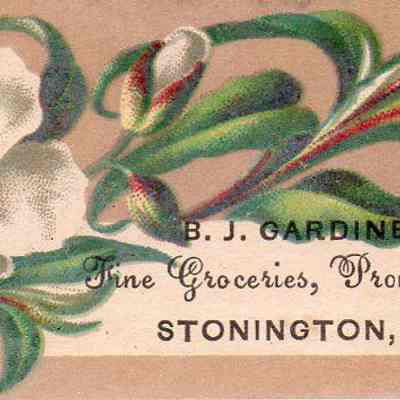 B. J. Gardiner Trade Card