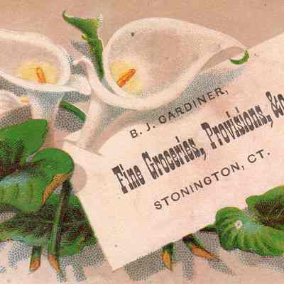 B.J. Gardiner Trade Card