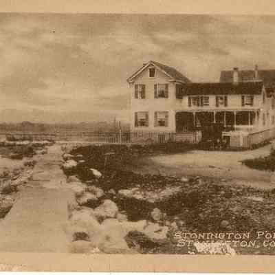Stonington Point and lower Water Street, Stonington CT