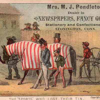 Mrs. M.J. Pendleton Trade Card