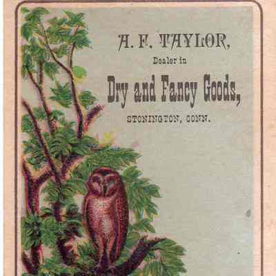 A.F. Taylor Trade Card