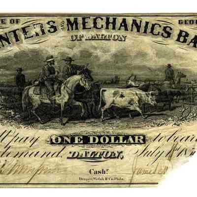 One Dollar from The Planters and Mechanics Bank of Dalton, Georgia