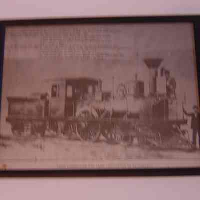 First Locomotive Run from Providence to Stonington