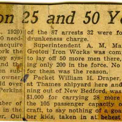 New London 25 and 50 Years Ago