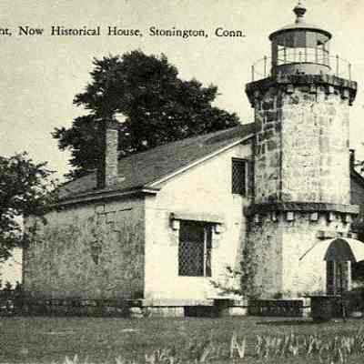 Stonington Light, Now Historical House, Stonington CT
