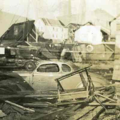 Wrecked automobiles