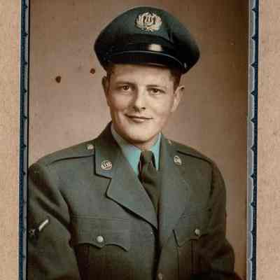Robert Meeker in Uniform