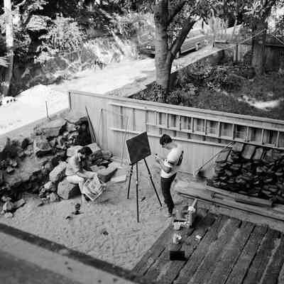 William and Robert Stuckey at 145 Water St.