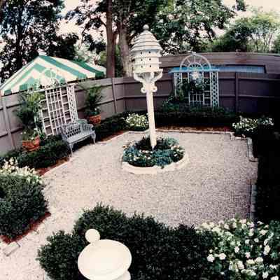 Secondary view of flower parterre, 1989