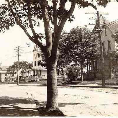 Elm Street looking north, Stonington CT
