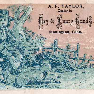 A.F Taylor Trade Card