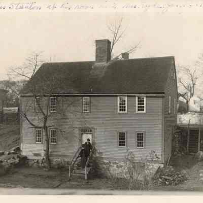 Charles Stanton at his Home with Mrs. Eyde