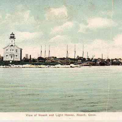 View of Noank and Light House, Noank CT