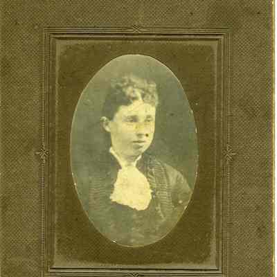 Matted portrait of unknown woman