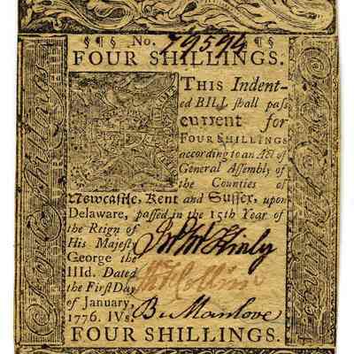 4 Shillings - Delaware