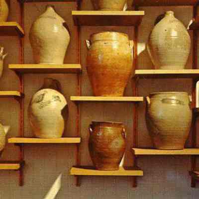 Display of Stoneware, Stonington Lighthouse, Stonington CT