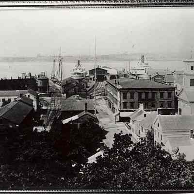 View of Town Docks and Harbor from Congregational Church Tower